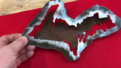 UP Michigan Metal Art