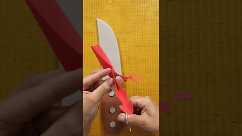 How to make an amazing knife for your Halloween party #shorts