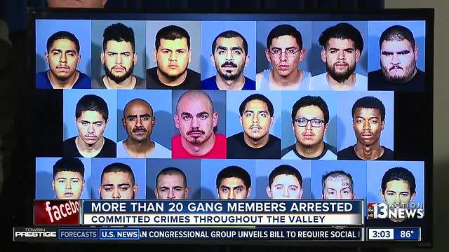 Multiple gang members indicted, arrested