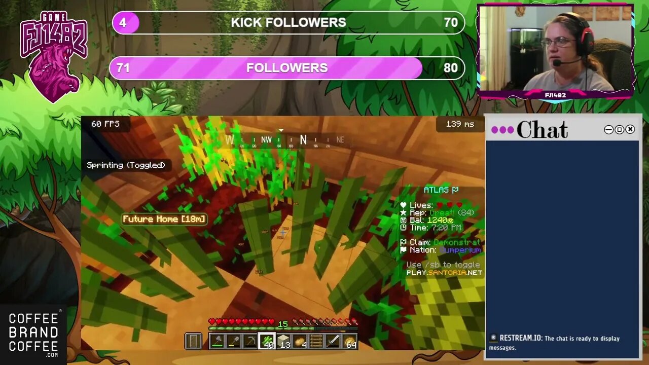 Demonstrat's Begining/ Forging Ahead/ Santoria Nations Server