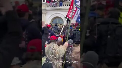 New Footage: #TrumpSupporters Storm The Gates Of The #USCapitol #shorts