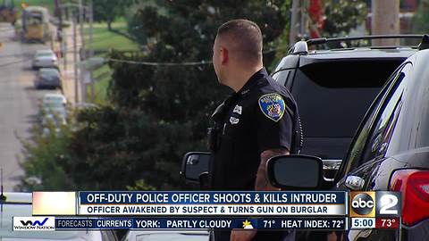 Police: Off-duty Baltimore City officer shoots, kills suspect who broke into his home