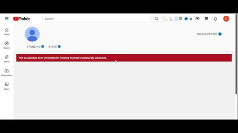 my old youtube account get terminated