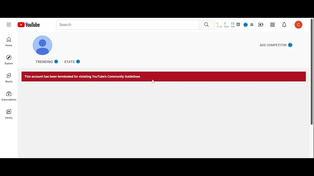my old youtube account get terminated