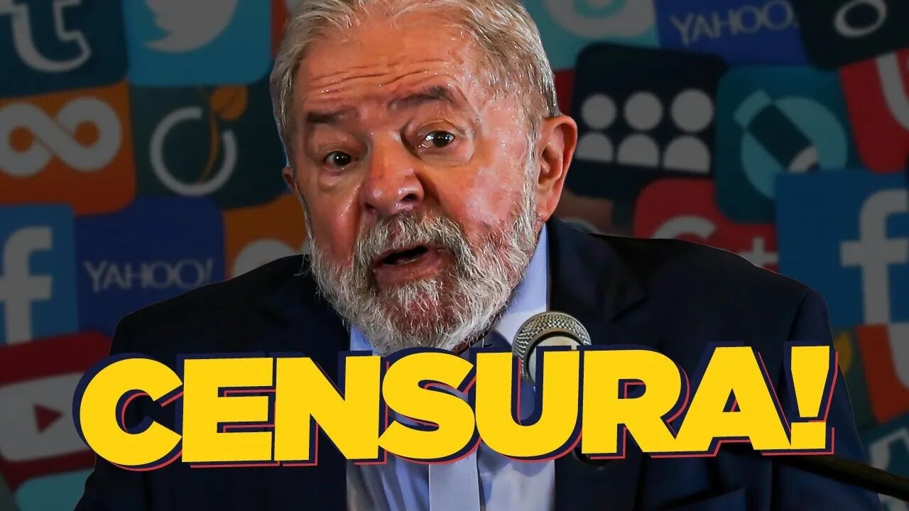 CENSURA: Lula quer "REGULAMENTAR" redes sociais!