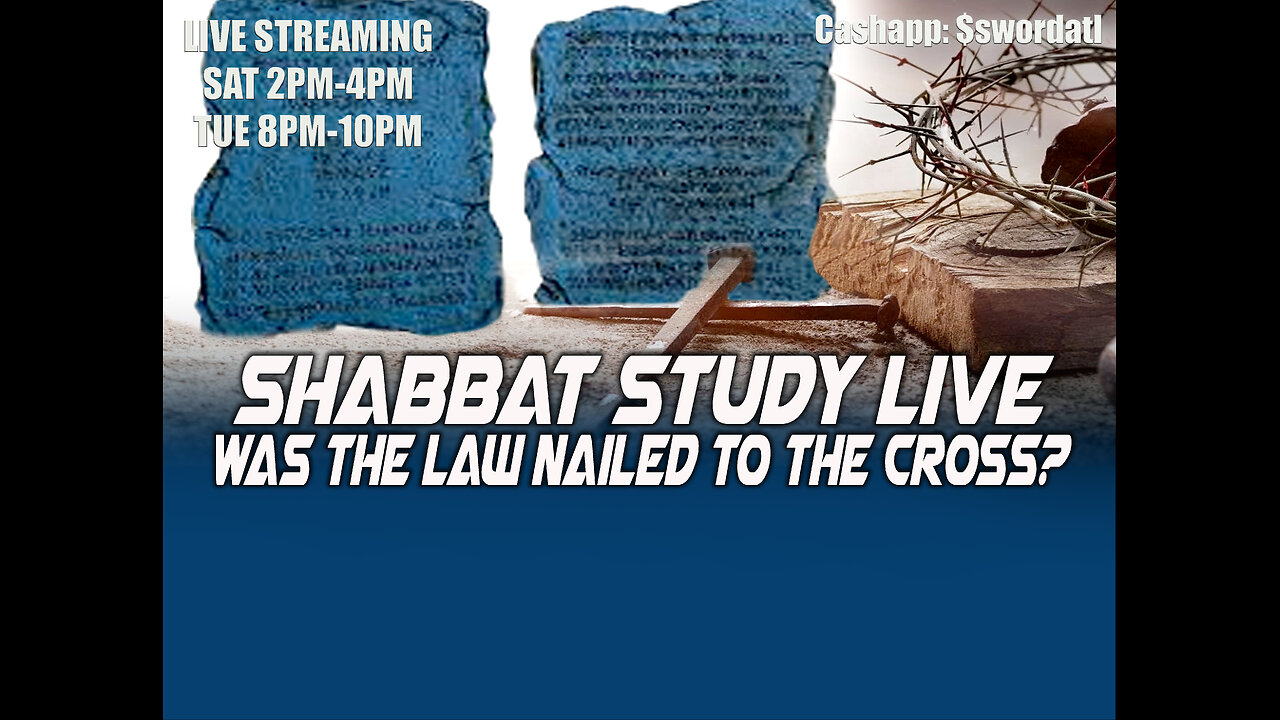 Was The Law Nailed To The Cross? - Shabbat Study Live