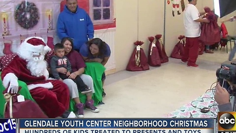 Christmas comes early for Glendale kids