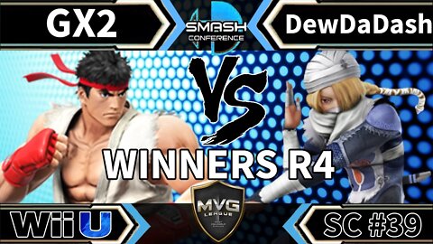 GX2 (Ryu) vs. DewDaDash (Sheik) - SSB4 Winners R4 - Smash Conference 39