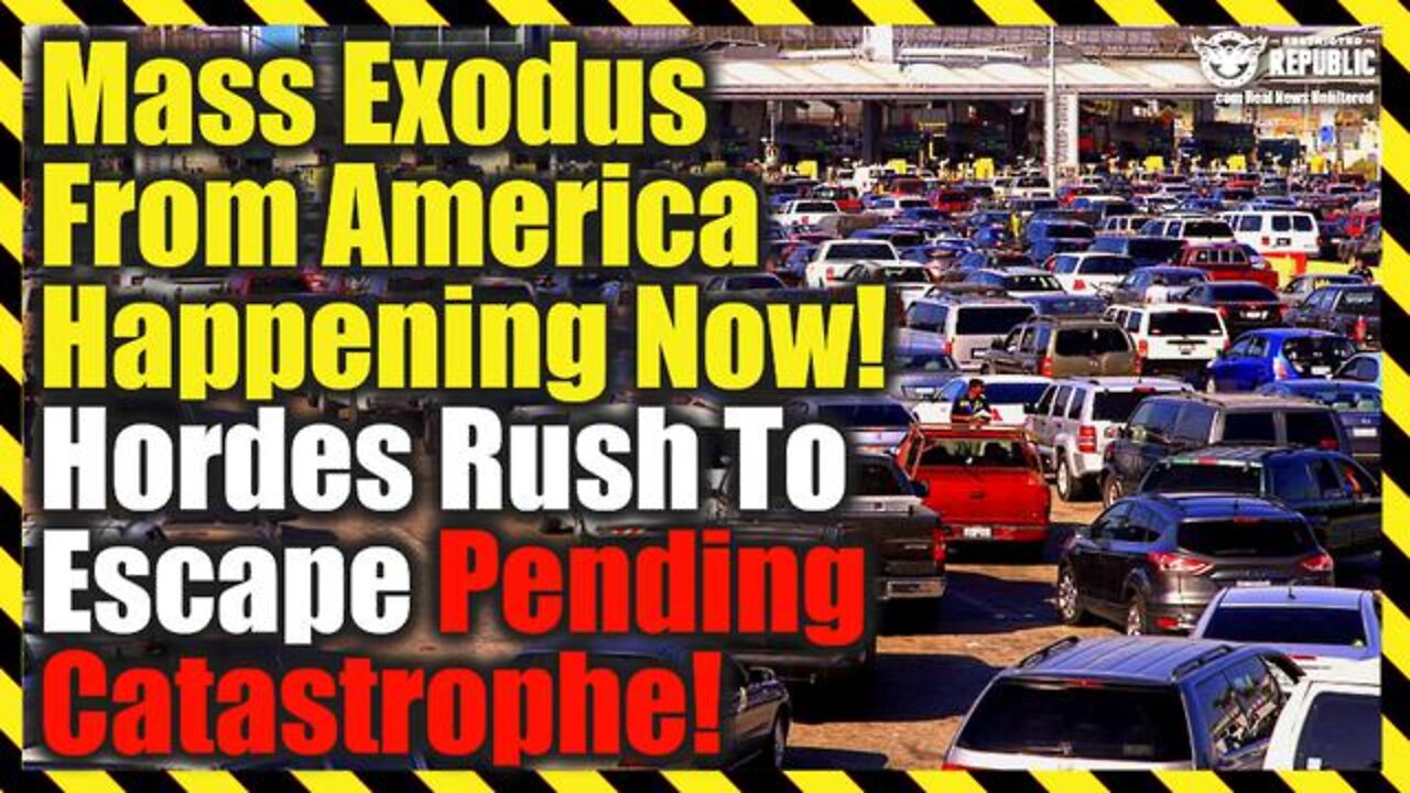 Boom! Mass Exodus From America Happening Now! Hordes Rush To Escape Pending Catastrophe!