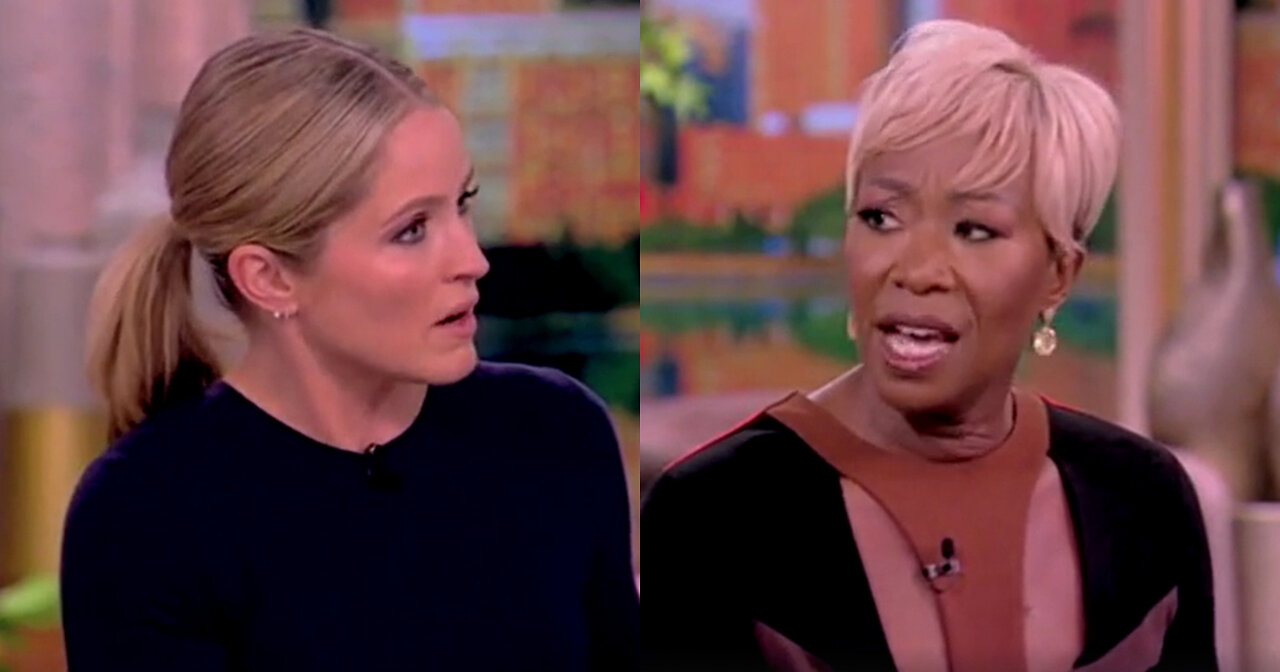 ‘The View’ Co-Host Sara Haines Presses Joy Reid On Her Hot Mic Moment Blaming Biden For War