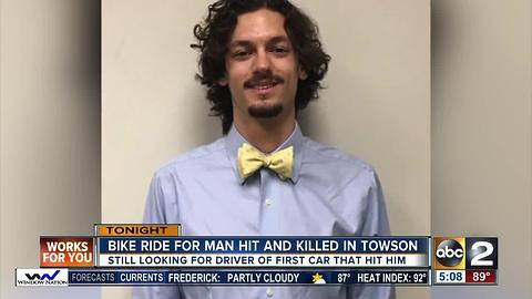 Bike ride for man hit and killed in Towson
