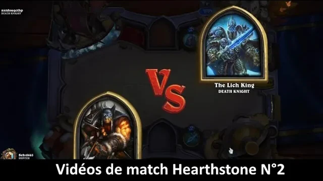 #tcg Vidéos de match Hearthstone N°2