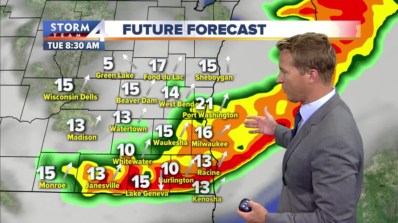 Warm Labor Day, partly cloudy