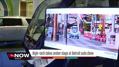 High tech takes center stage at Detroit auto show