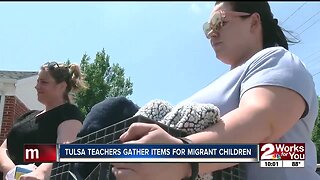 Tulsa Teachers Gather Items For Migrant Children