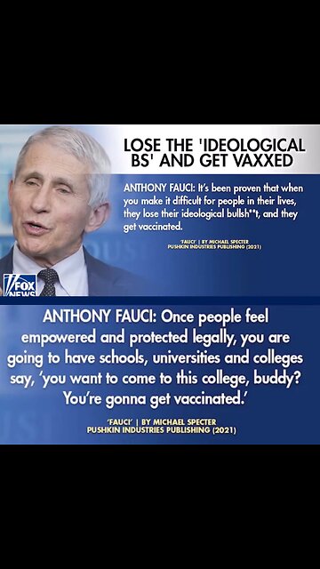 Resurfaced Interview with Fauci for Vaccine Compliance