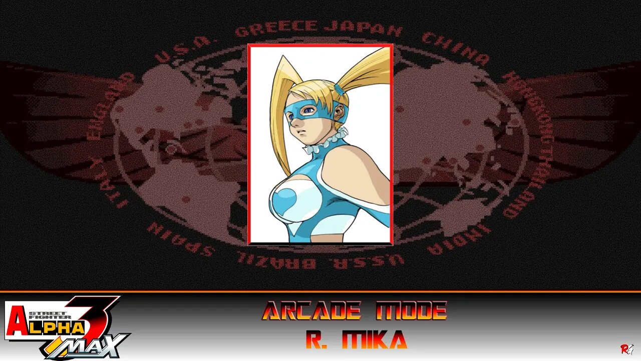 Street Fighter: Alpha 3 Max: Arcade Mode - R. Mika