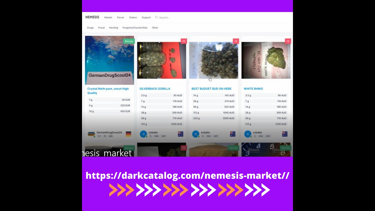 Nemesis Market tutorial and link