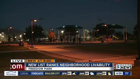 Website ranks Las Vegas neighborhoods on crime, education, other livability factors
