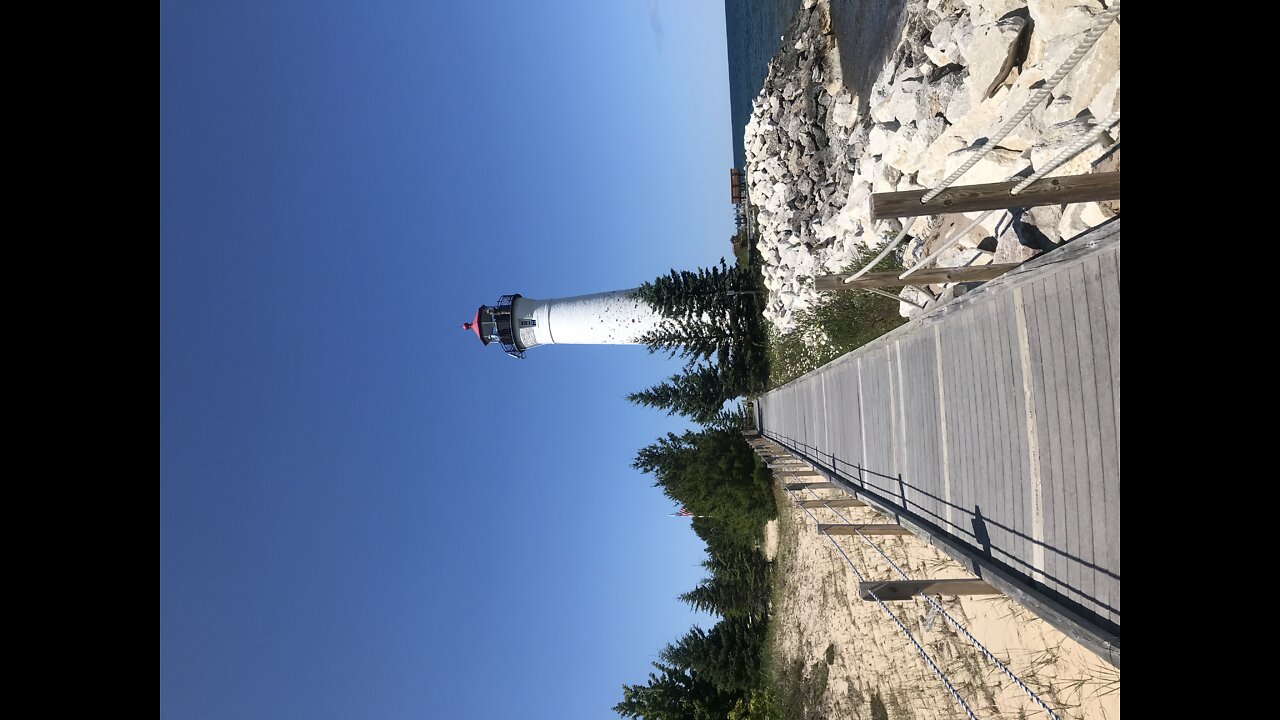 Crisp point light house THE UP