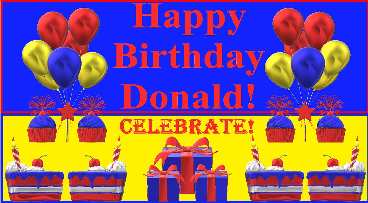 Happy Birthday 3D - Happy Birthday Donald - Happy Birthday To You - Happy Birthday Song