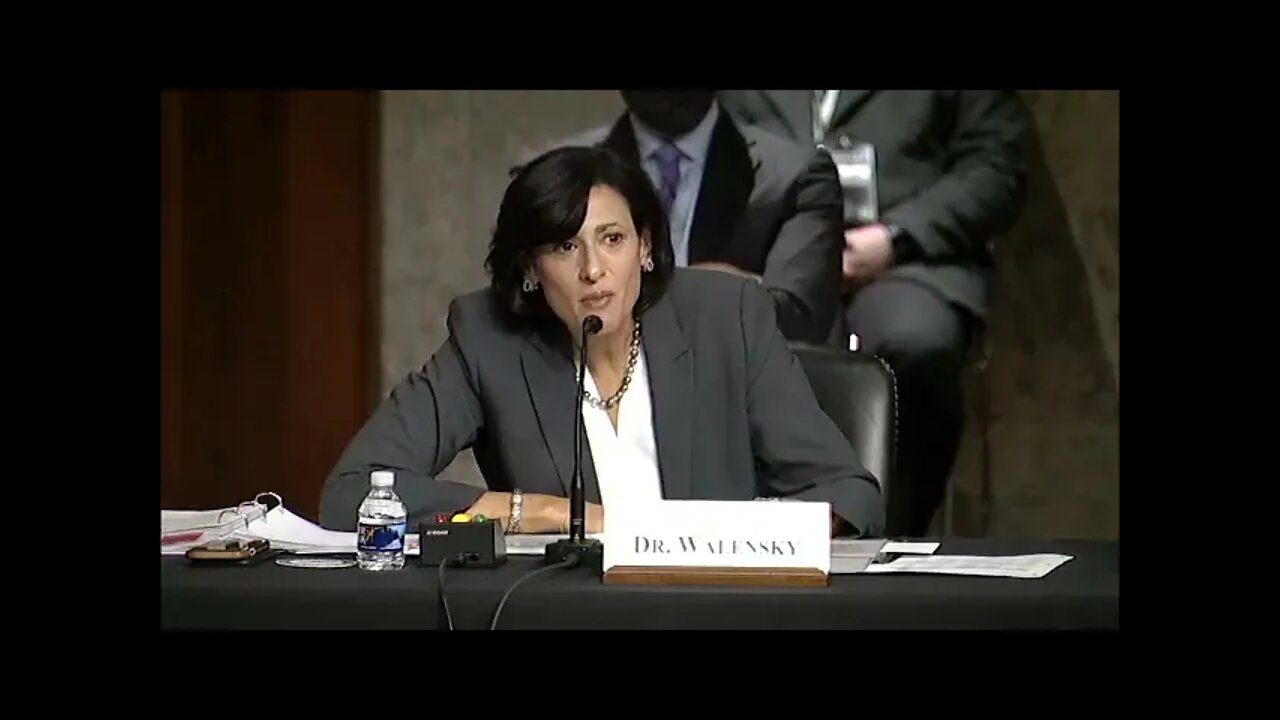 CDC Director Walensky Won't Answer Simple Question - I Wonder Why?