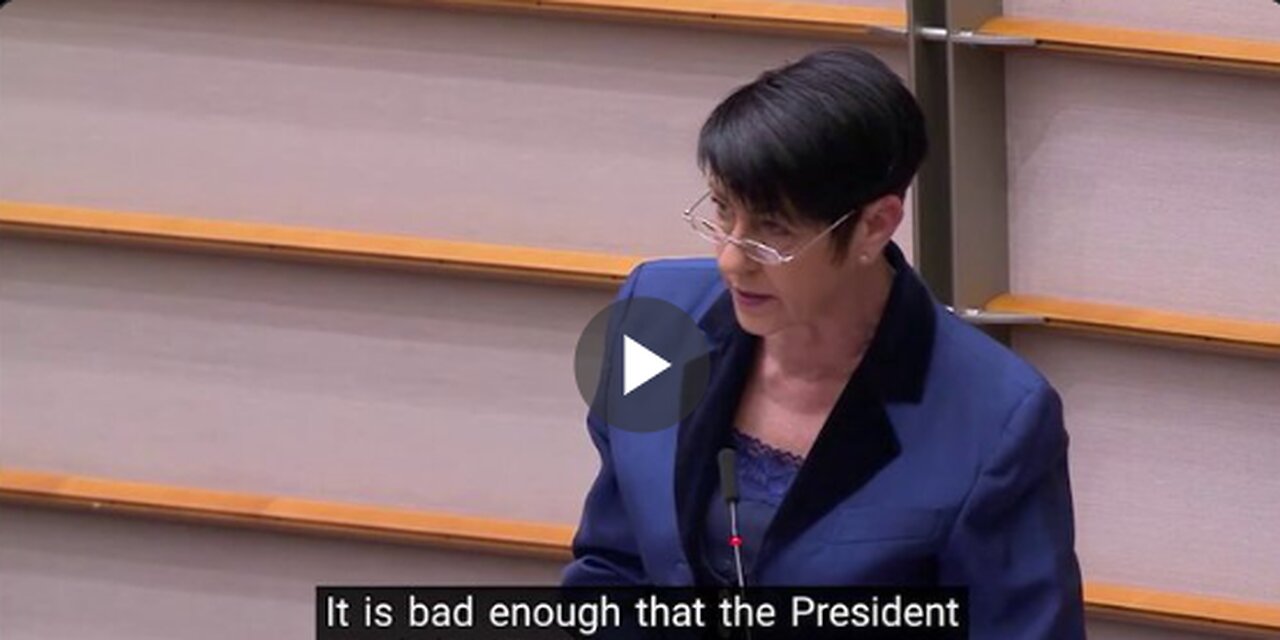 Remember when German MEP Christine Anderson had her microphone cut off in the EU Parliament...