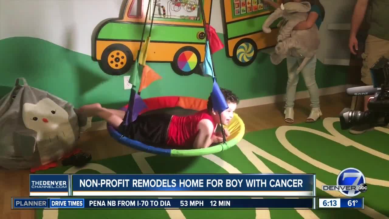 Nonprofit remodels home for boy with cancer