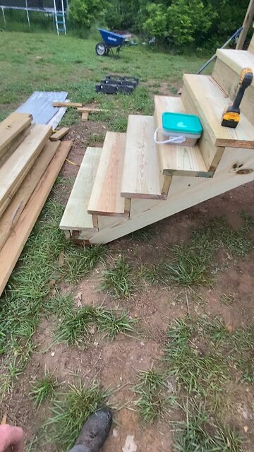 Half The Stairs Are Done!