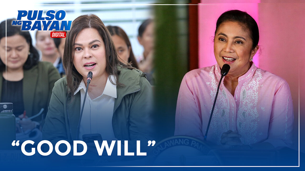 Pakikipagkita ni VP Sara Duterte kay former VP Leni Robredo, maituturing na “good will”