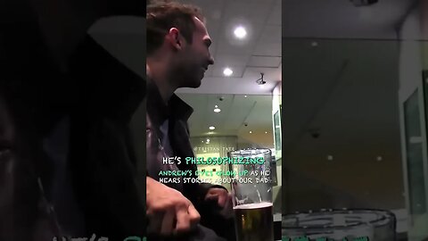 Tristan Tate My Brother’s Eyes Glow Up Hearing About Our Dad #Shorts