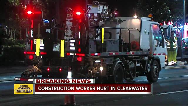 Construction worker suffers life-threatening injuries after thrown from work truck in Clearwater