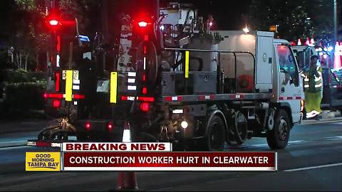 Construction worker suffers life-threatening injuries after thrown from work truck in Clearwater