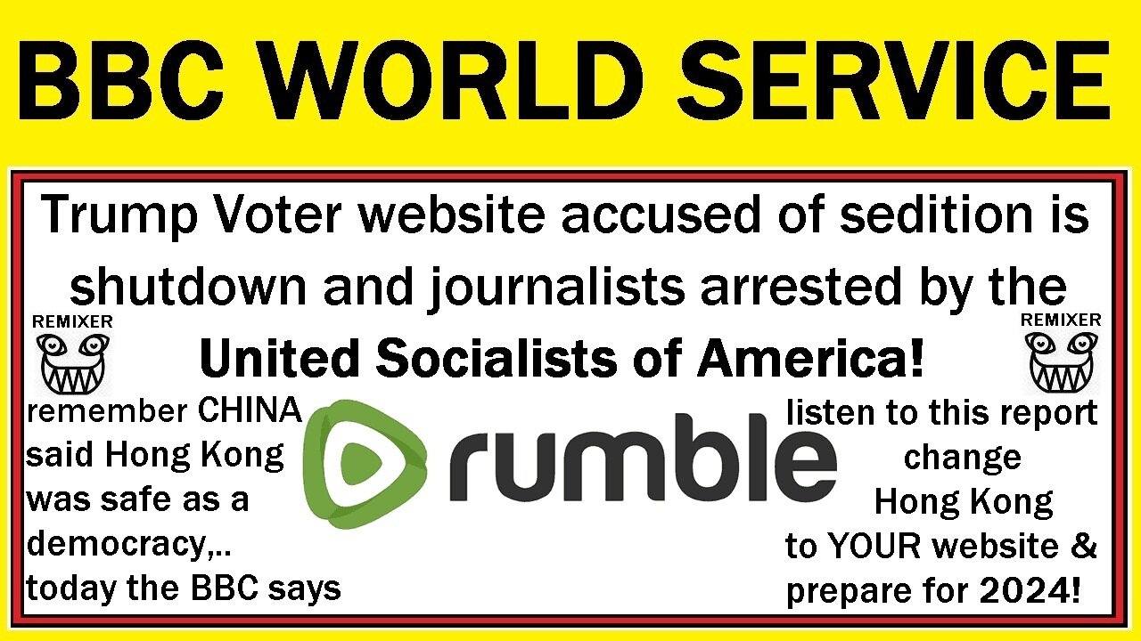 BBC WORLD SERVICE - Trump Voter Website accused of sedition