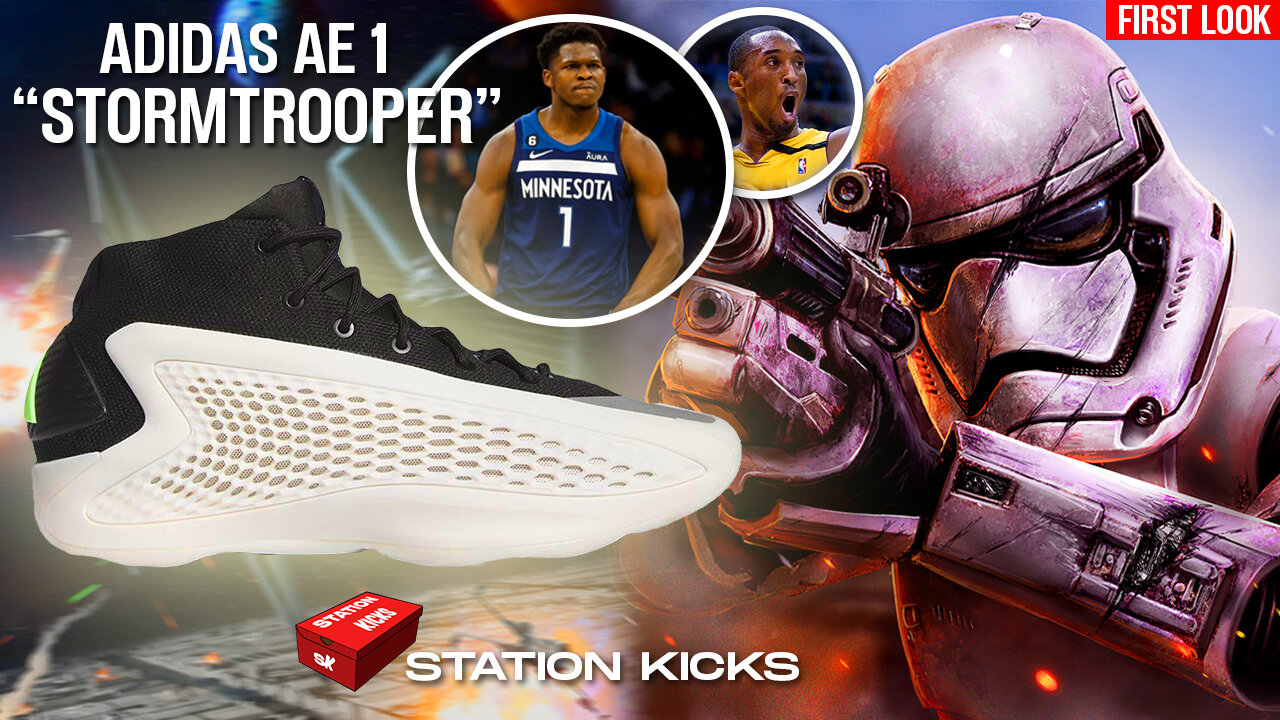 First look at Anthony Edwards’ upcoming adidas AE 1 “Stormtrooper” RELEASES SPRING 2024 | SK