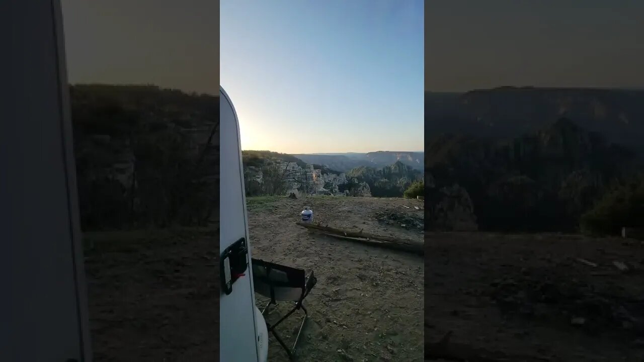 epic camping spot. Coconino forest Flagstaff Arizona, overlooking Sedona Arizona