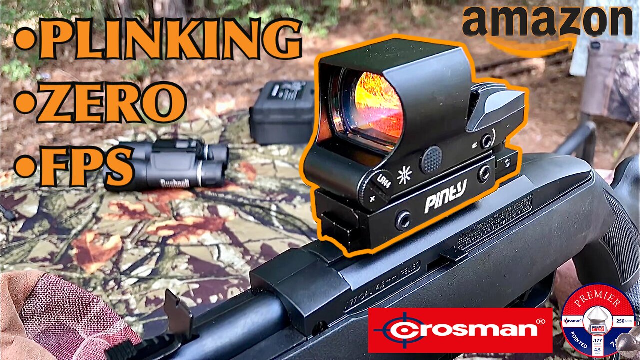 Crosman 1077 How Many Shots Per C02 Cartridge? Pinty 1x28x40 Reflex Sight