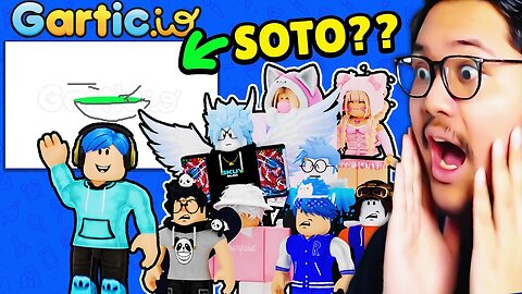KOCAK BANGET!!! KETIKA 10 YOUTUBER ROBLOX ADU GAMBAR!?