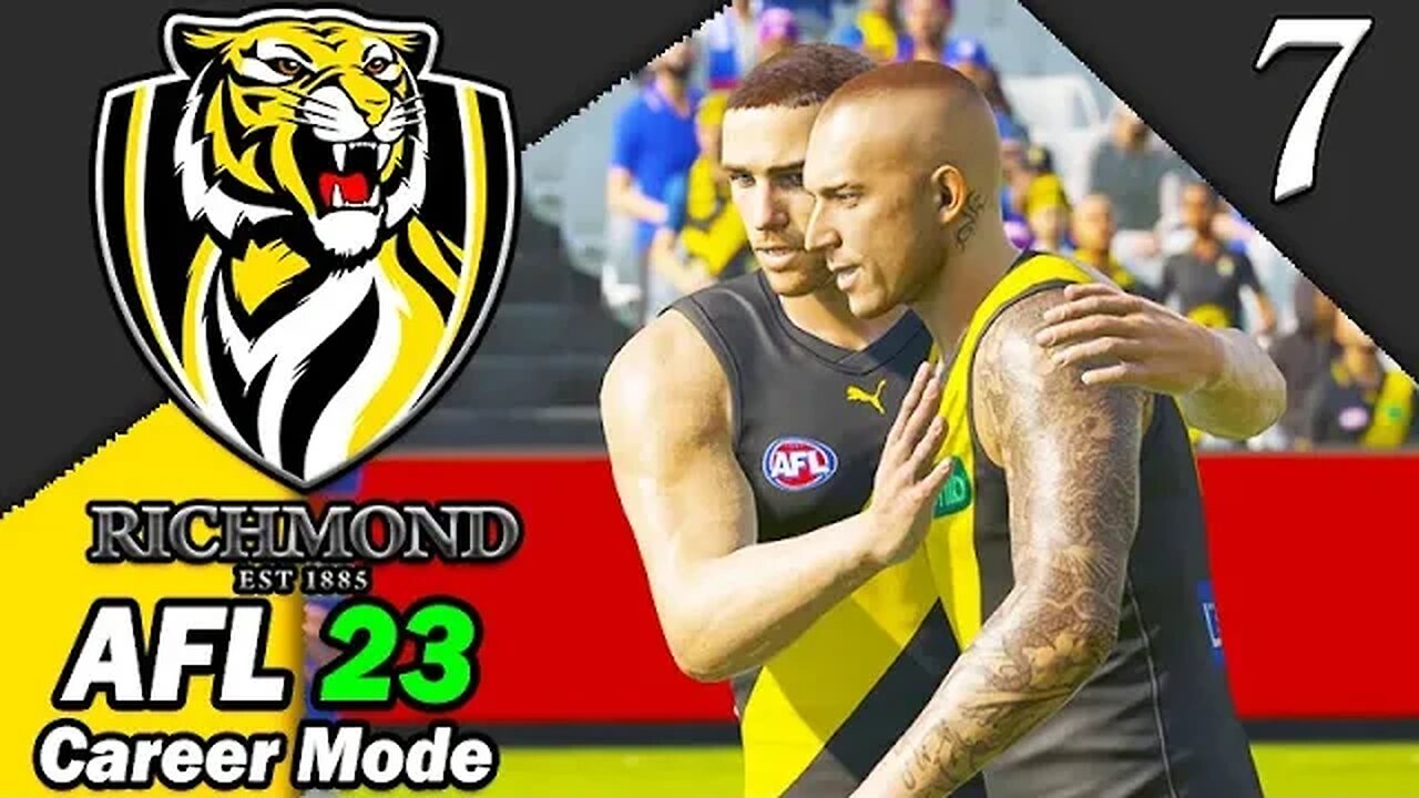 CAN WE FINISH TOP OF THE LEAGUE?!?! AFL 23 Richmond Tigers: Management Career Gameplay #7