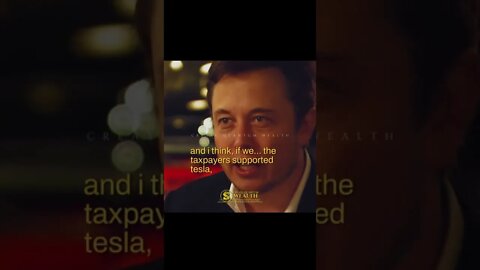 "Thank you, Taxpayers!" - Elon Musk