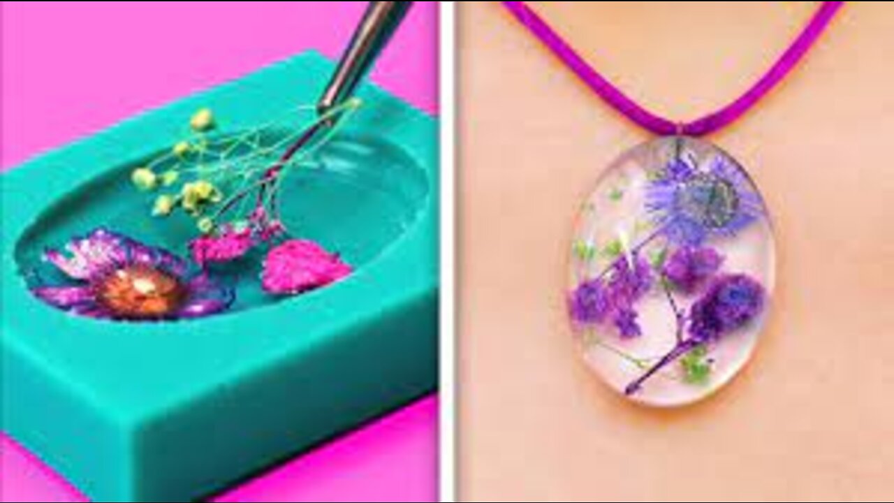 Cute And Beautiful Epoxy Resin Crafts That You Will Love Colorful DIY Jewelry And Accessories