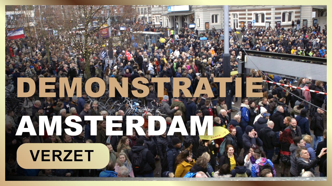 Demonstratie Amsterdam 02-01-2022
