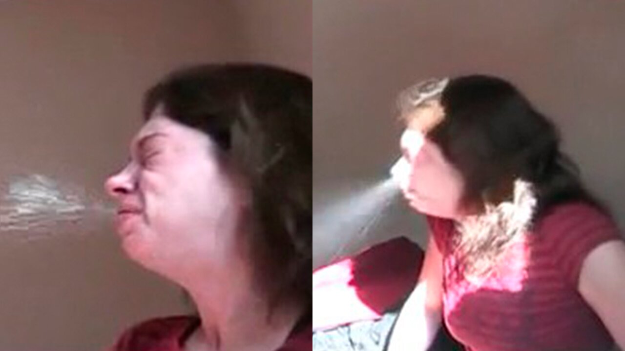 Model Sneezing [Snot Rocket and Spray] part 1