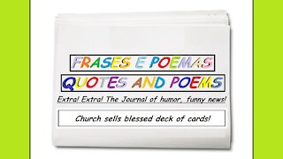 Funny news: Church sells blessed deck of cards! [Quotes and Poems]