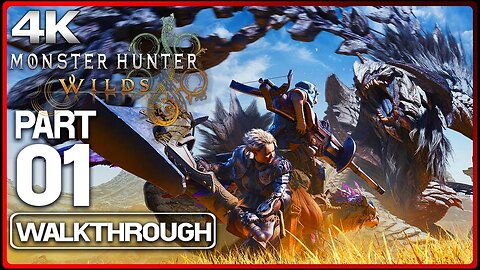MONSTER HUNTER WILDS Gameplay Walkthrough Part 1 (No Commentary) Full Beta 4K Ultra HD