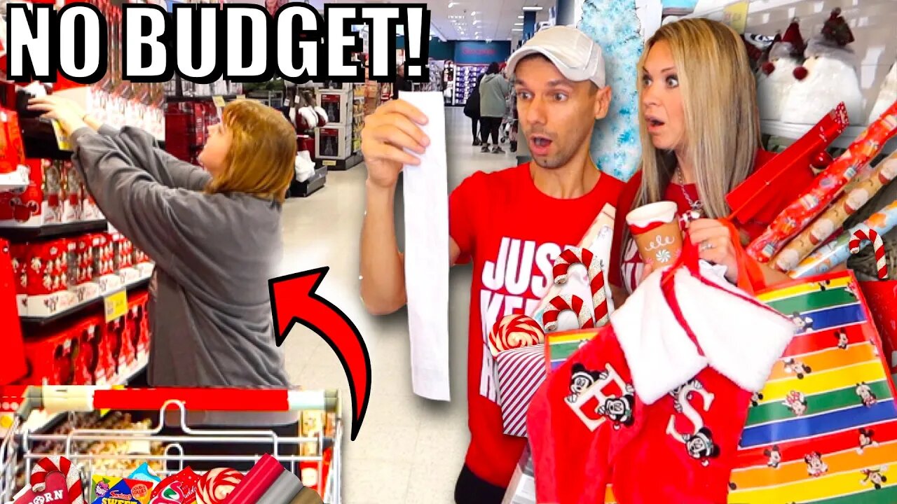 SURPRISE Christmas SHOPPING SPREE for Sam & Emily! 🎁 NO BUDGET!