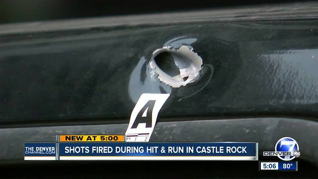 Drivers shot at in Castle Rock after following hit-and-run vehicle