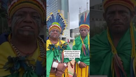 Os índios estão chamando pra Brasília #shorts
