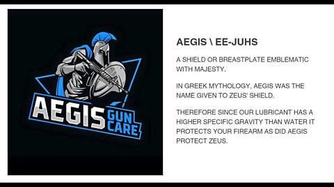 AEGIS gun cleaning kit