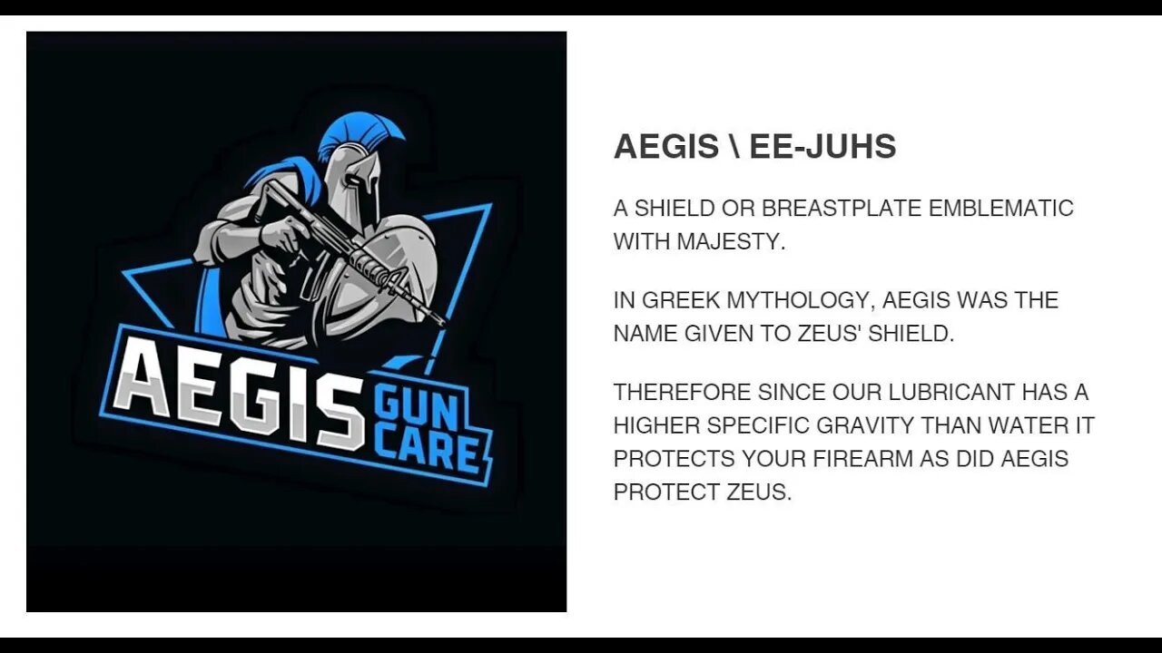 AEGIS gun cleaning kit